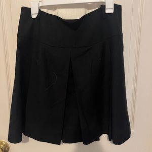 Black wool skirt